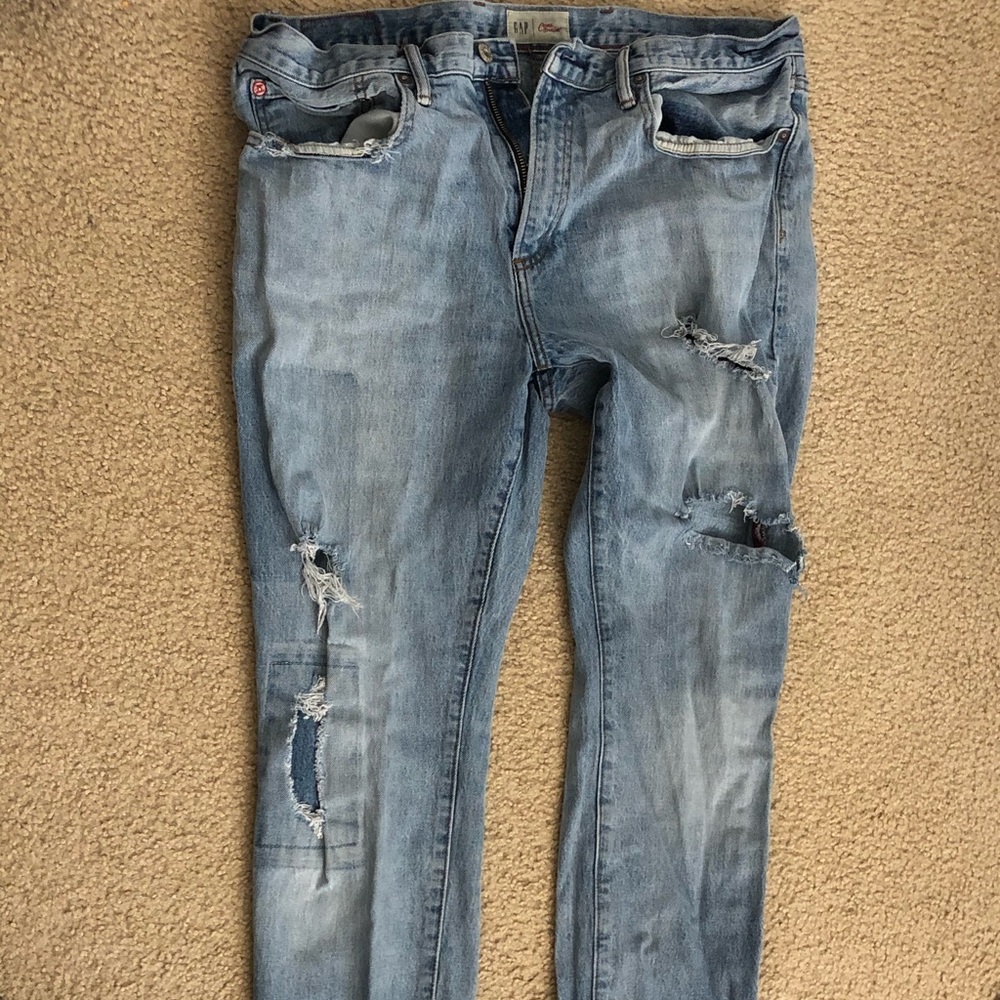 GAP ripped jeans